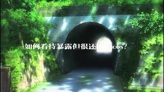 如何看待暴露但很还原的cos？
